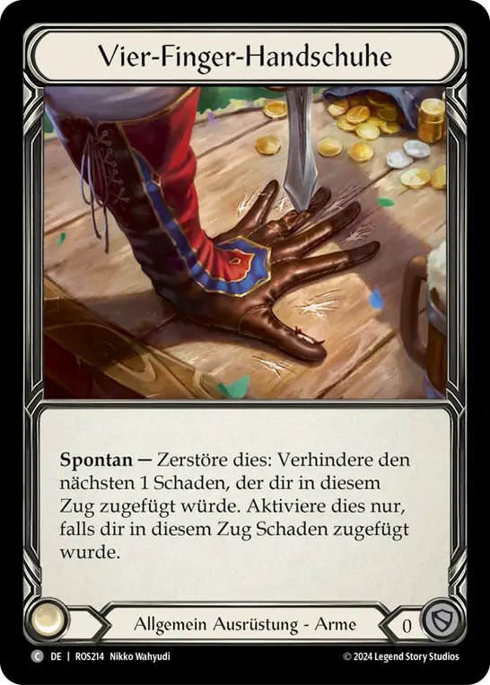 Card: Four Finger Gloves
