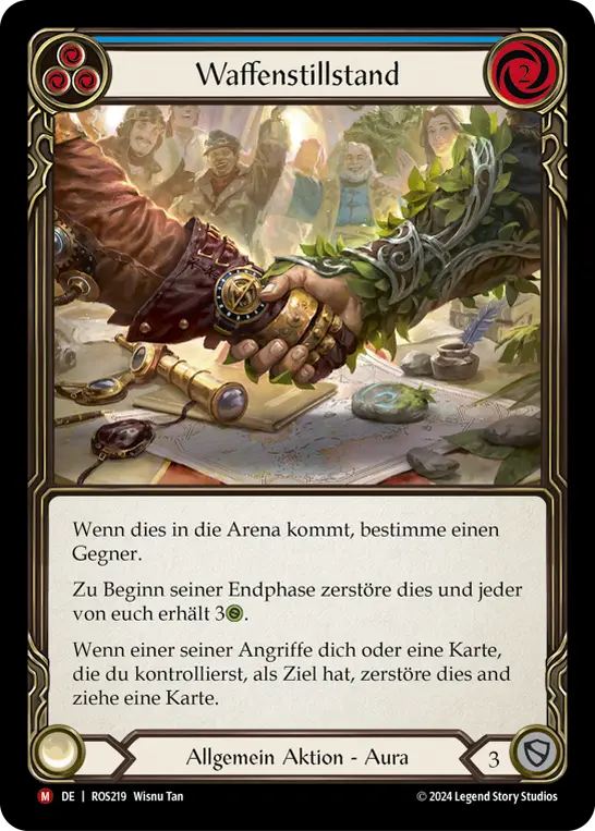 Card: Truce (blu)