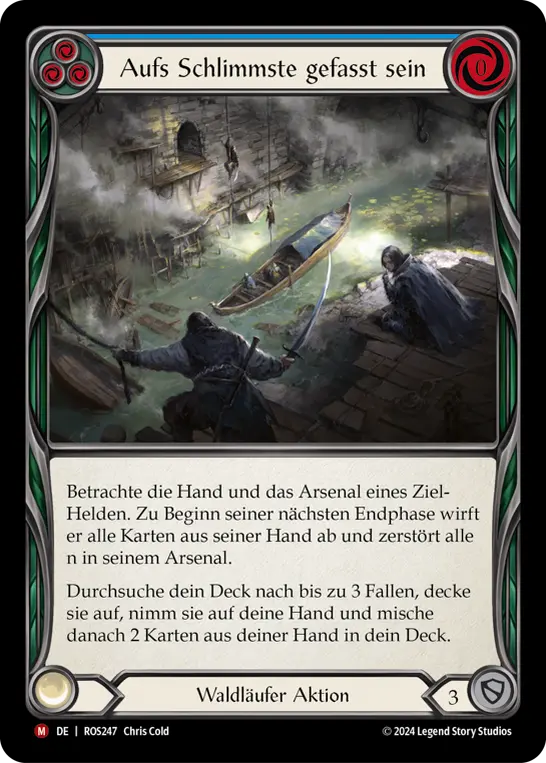 Card: Plan for the Worst (blu)