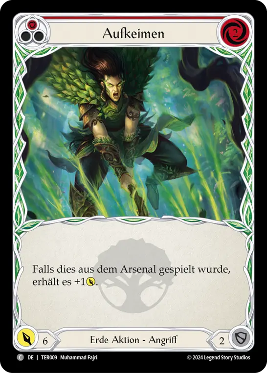 Card: Burgeoning (red)