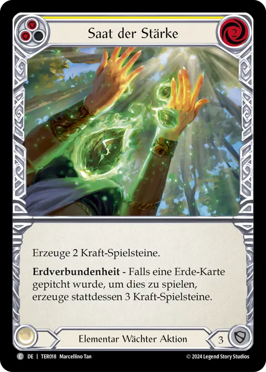 Card: Seeds of Strength (yel)