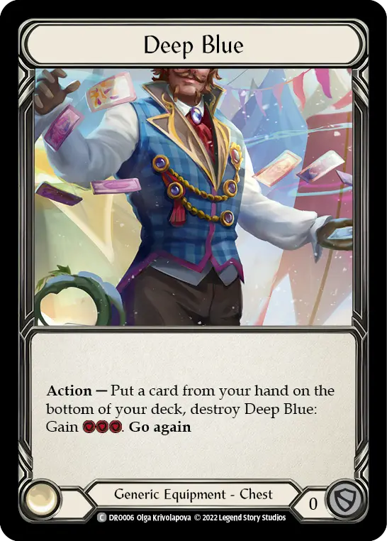 Card: Deep Blue