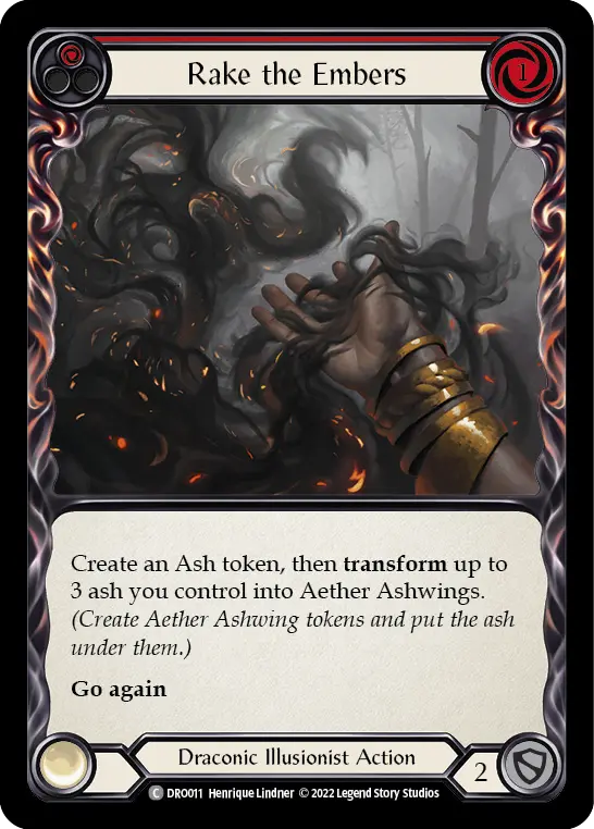 Card: Rake the Embers (red)