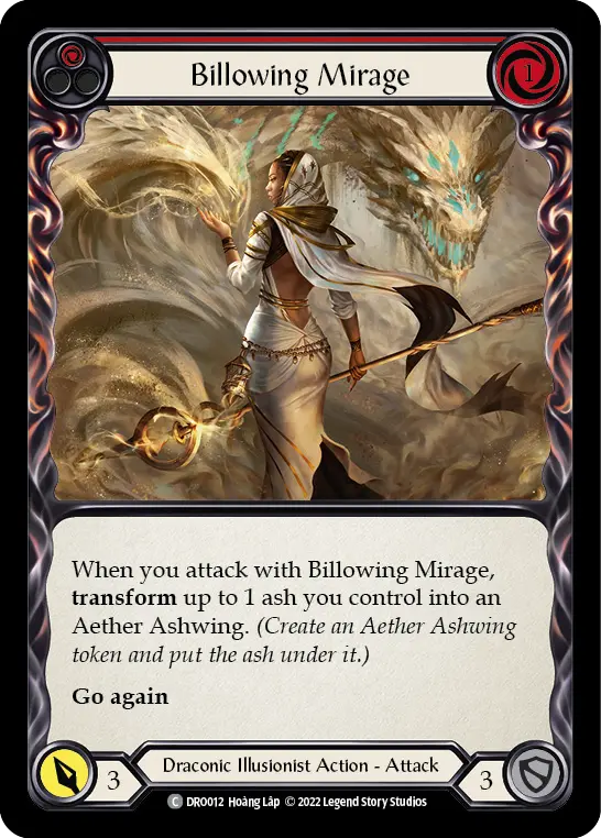 Card: Billowing Mirage (red)