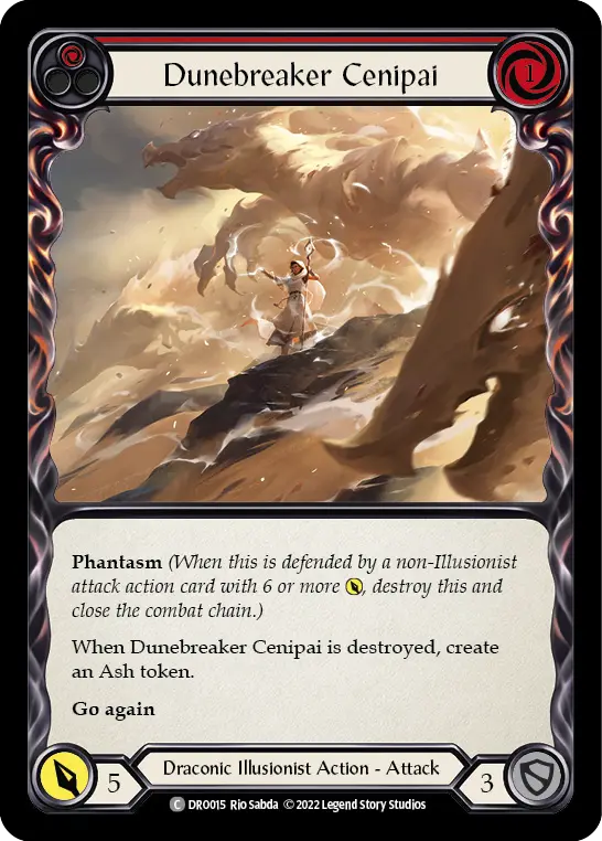 Card: Dunebreaker Cenipai (red)