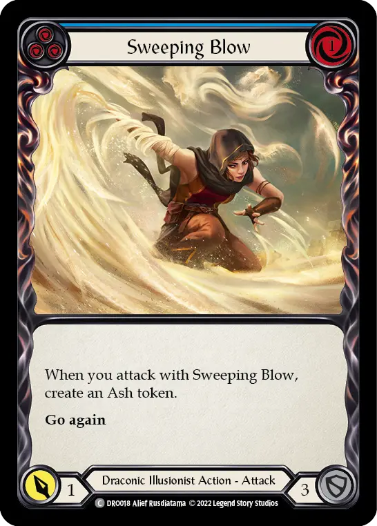 Card: Sweeping Blow (blu)