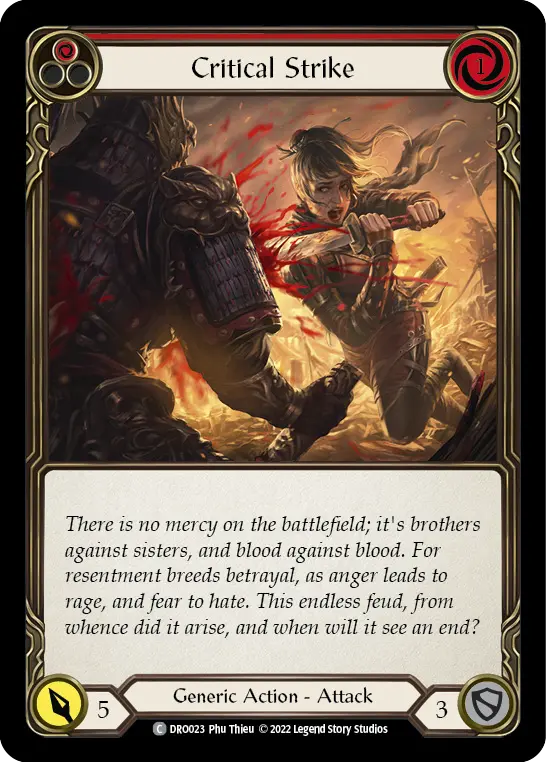 Card: Critical Strike (red)