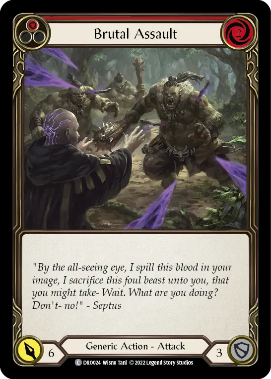 Card: Brutal Assault (red)