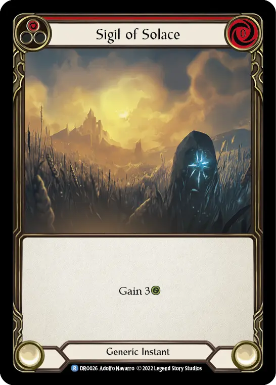 Card: Sigil of Solace (red)