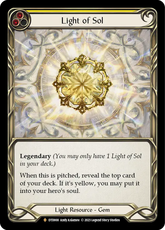 Card: Light of Sol (yel)