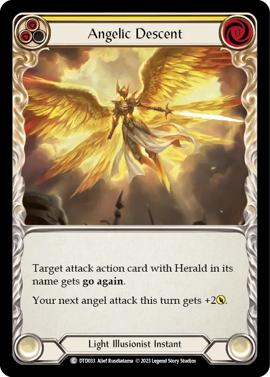 Card: Angelic Descent (yel)