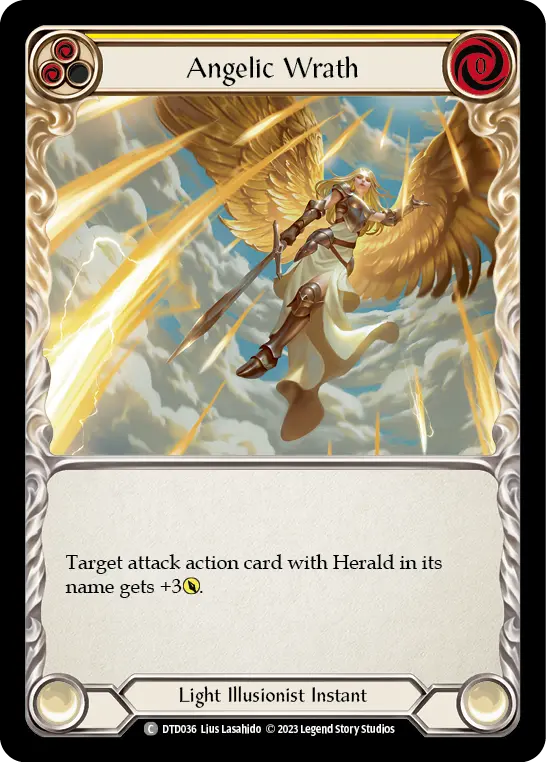 Card: Angelic Wrath (yel)