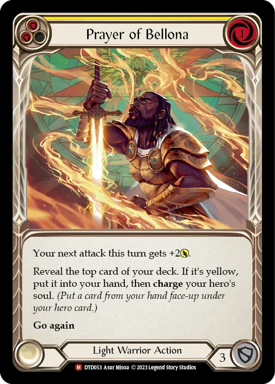 Card: Prayer of Bellona (yel)
