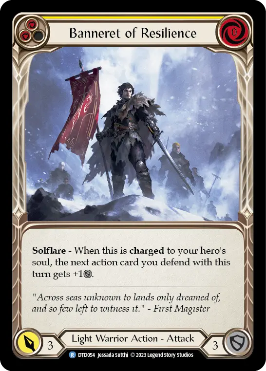 Card: Banneret of Resilience (yel)