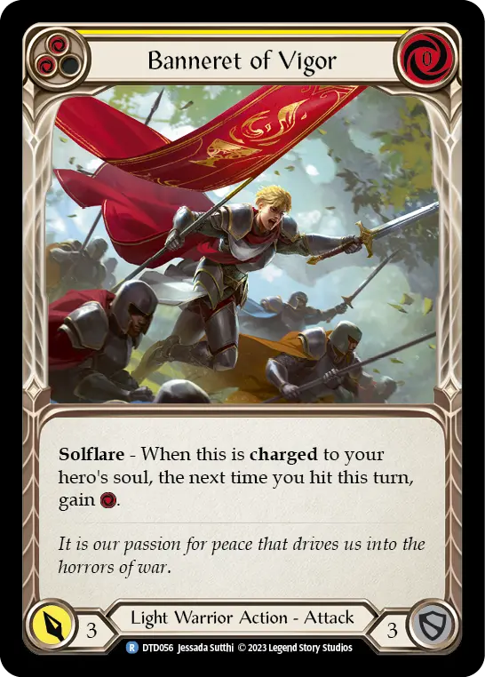 Card: Banneret of Vigor (yel)