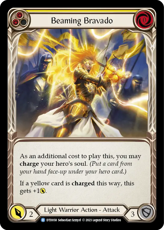 Card: Beaming Bravado (yel)