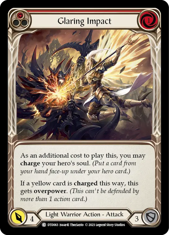 Card: Glaring Impact (red)