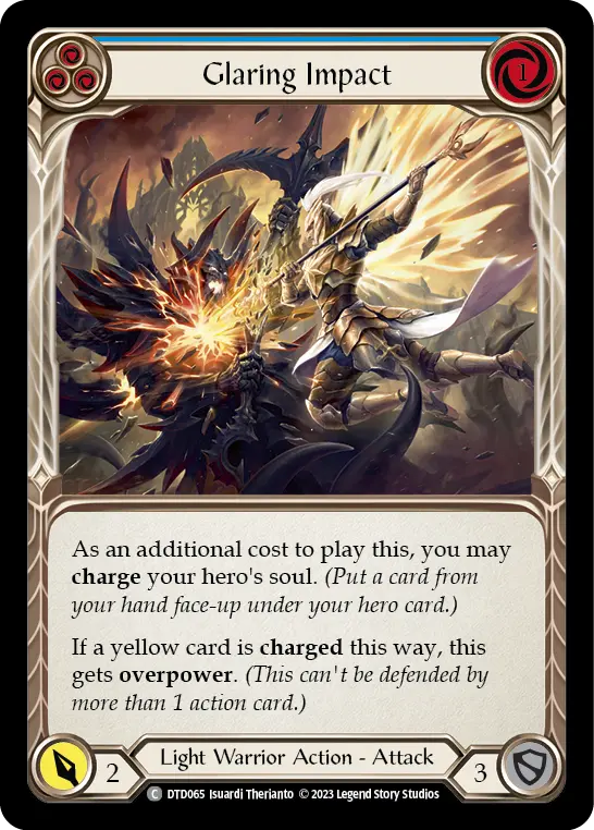 Card: Glaring Impact (blu)