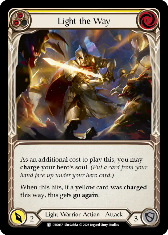 Card: Light the Way (yel)