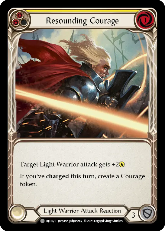 Card: Resounding Courage (yel)