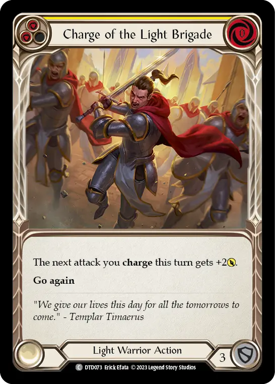 Card: Charge of the Light Brigade (yel)
