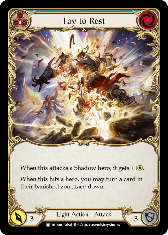 Card: Lay to Rest (blu)