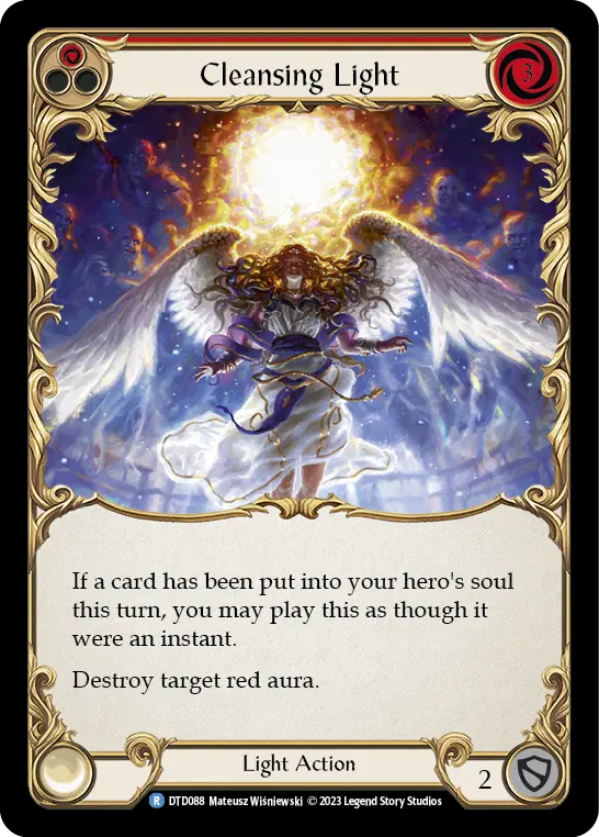 Card: Cleansing Light (red)