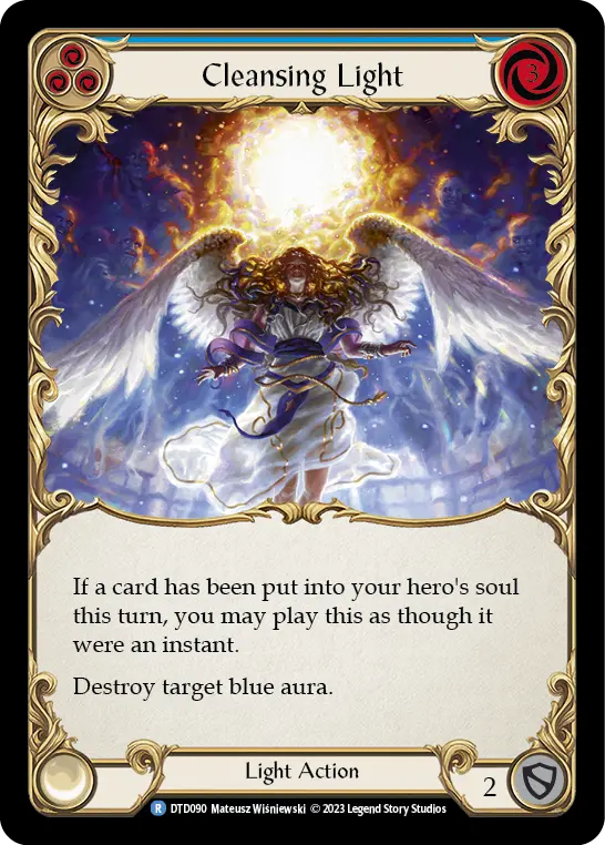 Card: Cleansing Light (blu)