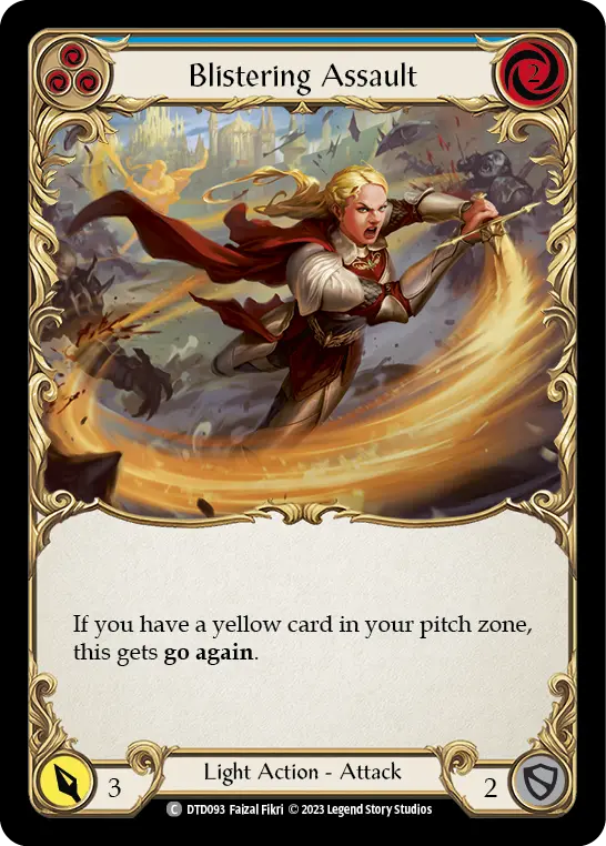 Card: Blistering Assault (blu)