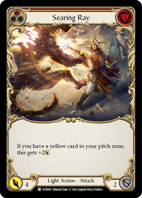 Card: Searing Ray (red)