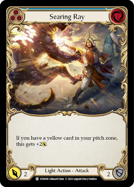 Card: Searing Ray (blu)