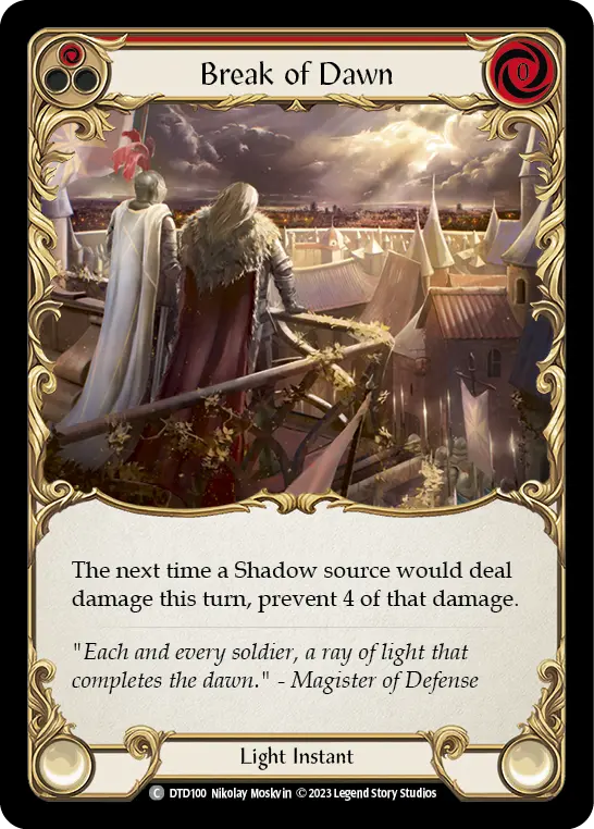 Card: Break of Dawn (red)