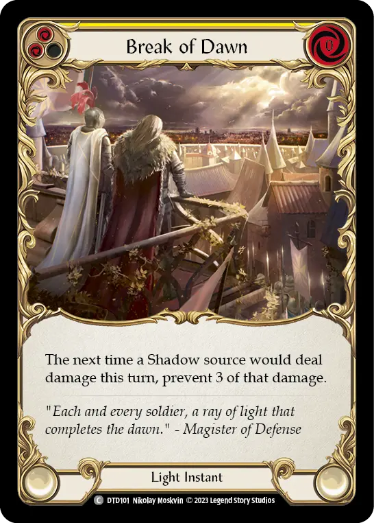 Card: Break of Dawn (yel)