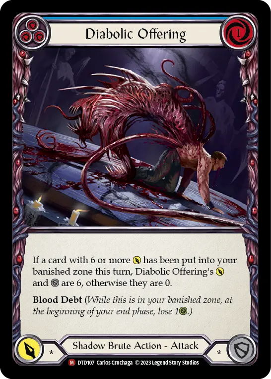 Card: Diabolic Offering (blu)