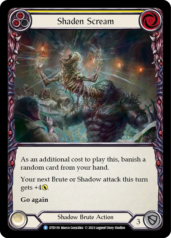 Card: Shaden Scream (yel)