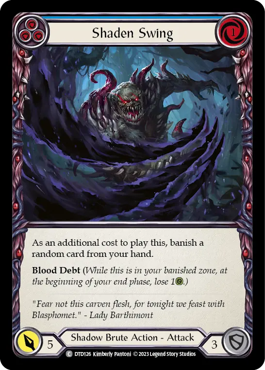 Card: Shaden Swing (blu)