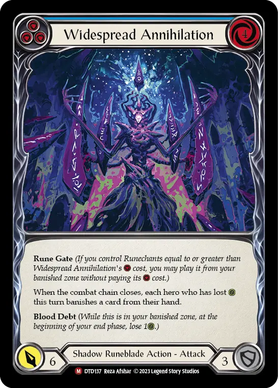 Card: Widespread Annihilation (blu)