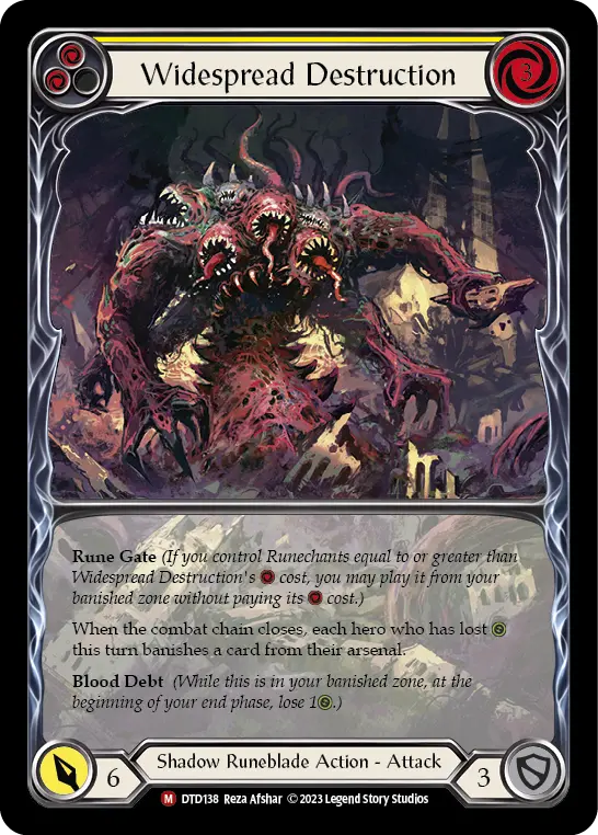 Card: Widespread Destruction (yel)