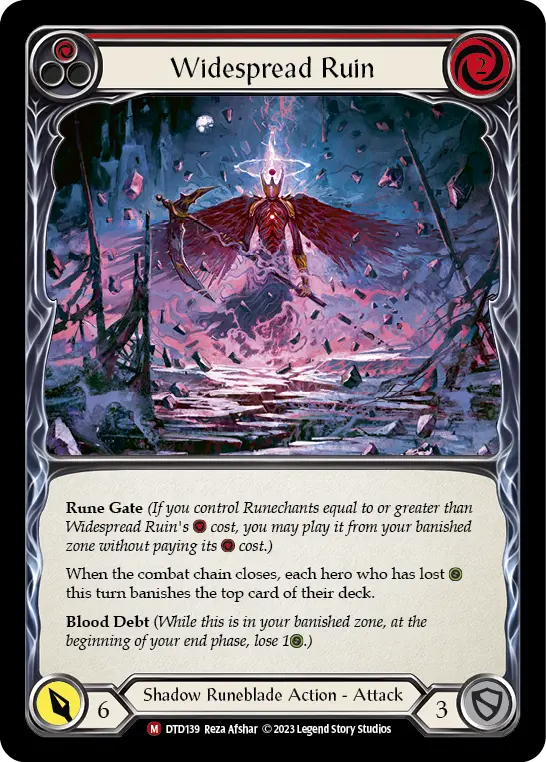 Card: Widespread Ruin (red)