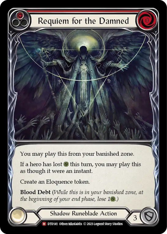 Card: Requiem for the Damned (red)