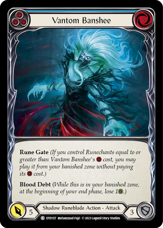 Card: Vantom Banshee (blu)