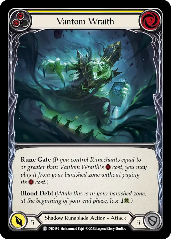 Card: Vantom Wraith (yel)