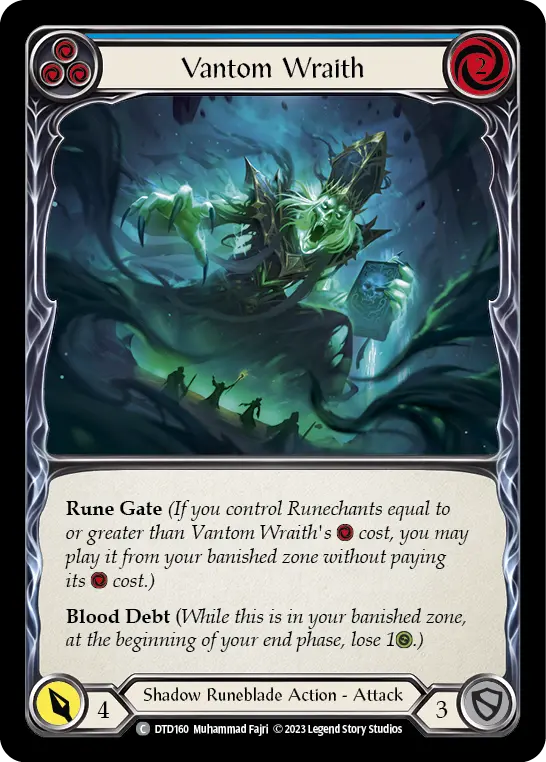 Card: Vantom Wraith (blu)