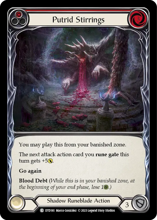 Card: Putrid Stirrings (red)