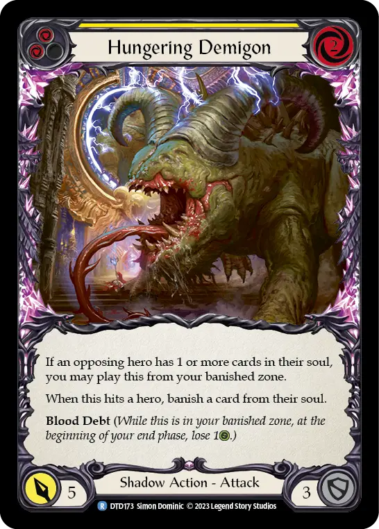 Card: Hungering Demigon (yel)