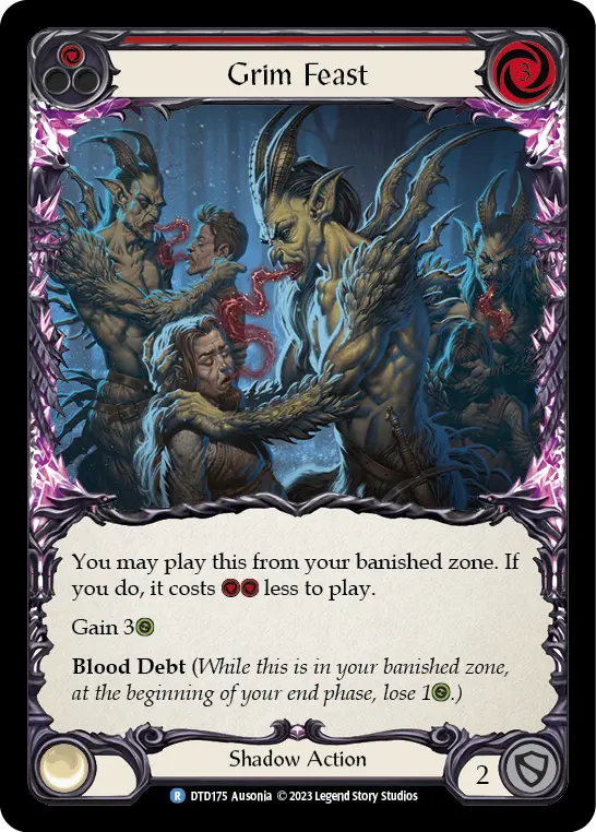 Card: Grim Feast (red)