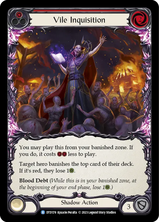 Card: Vile Inquisition (red)