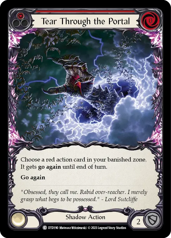 Card: Tear Through the Portal (red)