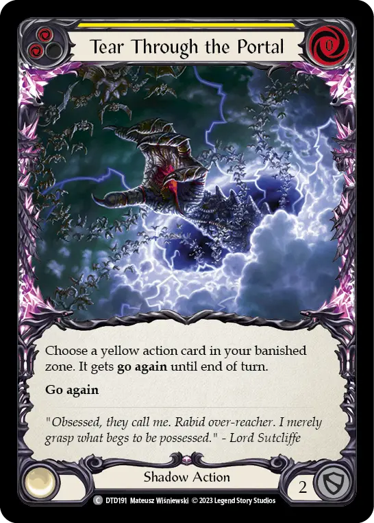 Card: Tear Through the Portal (yel)