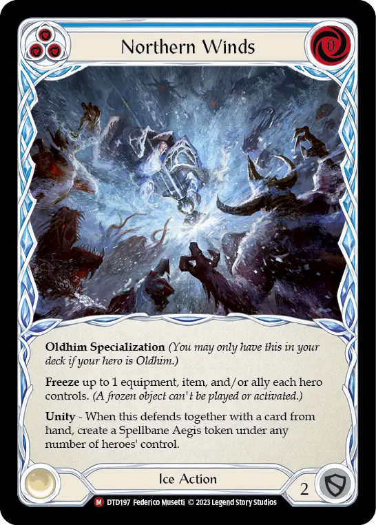 Card: Northern Winds (blu)